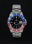 A Steel and Gold Rolex Oyster Perpetual Date Bracelet Watch,  Circa 2000, champagne dial with