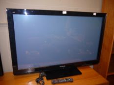 A Panasonic flat screen television 42