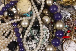Three boxes of costume jewellery