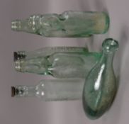 Six vintage bottles