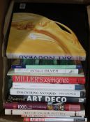 A quantity of antique ceramic and art related books