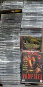 A quantity of CDs classical, 90s pop and house music together with a small number of DVDs