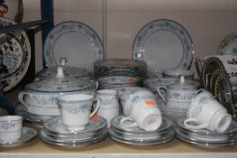 A NORITAKE 'BLUE HILL' PATTERN COMPREHENSIVE DINNER SERVICE, (over 45 pieces) and a Noritake