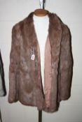 A RABBIT FUR JACKET