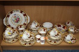ROYAL ALBERT 'LADY HAMILTON' TEA/COFFEEWARES, (seconds) (over 30 pieces) and an odd egg cup