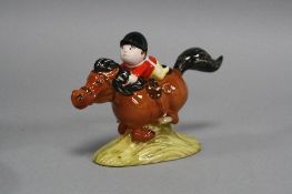 A JOHN BESWICK NORMAN THELWELL FIGURE GROUP, 'Pony Express', 2nd variation, No.2789B (tail re-