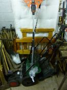 AN ELECTRIC GARDEN SCARIFIER/AERATOR, lawn rake, garden seed spreader, etc