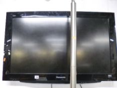 A PANASONIC 37' LCD TV, (no stand, remote)