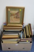 PRINTS AND WATERCOLOURS, a quantity of 19th Century and 20th Century pictures, including