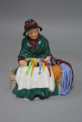 A ROYAL DOULTON FIGURE, 'Silks & Ribbons', HN2017