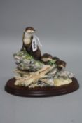 A BORDER FINE ARTS FIGURE GROUP, 'High & Dry' (Otter and two Cubs), MTR09 by Ray Ayres