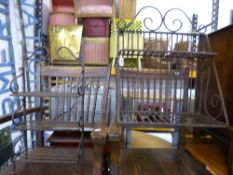 TWO HANGING SHELVES