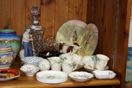 TWO ROYAL DOULTON SERIES WARE PLATES, 'Orlando' and Rosalind', together with Royal Crown Derby