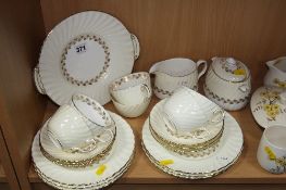 MINTON 'GOLD CHEVIOT' TEASET, S534 (21)