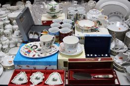 ELEVEN BOXED CERAMIC SETS, including Royal Worcester, Portmeirion and Spode (11)