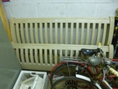 A PAINTED 5' SLEIGH BED FRAME