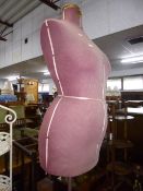 A TWINFORM DRESSMAKERS MANNEQUIN, on stand, patent No 708944
