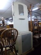 A PAINTED HALL STAND