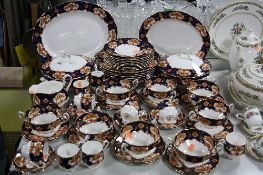 A ROYAL ALBERT 'HEIRLOOM' PATTERN DINNER SERVICE, (over 50 pieces)