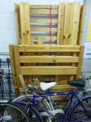 TWO PINE SINGLE BED FRAMES