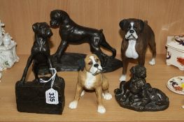 FIVE FIGURES/GROUP OF BOXERS, from Leonardo, Heredities etc