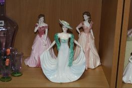 THREE COALPORT FIGURES, 'Elegance', 'Sarah' and 'Jacqueline' (3)