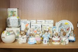 TWELVE BEATRIX POTTER FIGURES, (all Beswick expect one which is Royal Albert), to include 'Tom