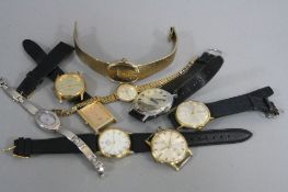 A BAG OF EIGHT ASSORTED WRISTWATCHES
