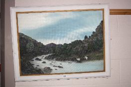 A SMALL QUANTITY OF 20TH CENTURY OIL PAINTINGS, framed and unframed prints, including some Limited