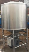 1 x Heavy duty high speed homogeniser. Approx. 1000L. Complete with 40hp motor. Ideal for soups,