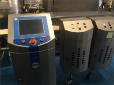 1 x Loma CW3 inline checkweigher. All s/s. Weigh bed size approx. 200mm x 450mm. Complete with 2