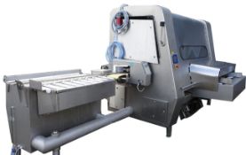 1 x CFS high speed sausage filler & peeler. All s/s machine. This machine can connect to any