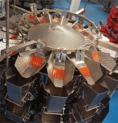1 x Ishida 16 head dimple pan multihead weigher. Complete with Ishida diverter unit. All s/s.