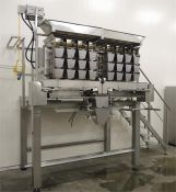 1 x Ishida 8 head multihead weigher with s/s platform. Model CCW-NZ-108B-S/20-WP-BE. Belt width