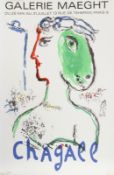 Marc Chagall, The Artist as a Phoenix: Galerie Maeght, Lithograph Poster Artist: Marc Chagall,