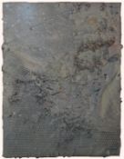 Peter Bradley, Near Malakatan, Mixed Media Painting Artist: Peter Bradley, American (1940 - ) Title: