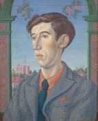 ‡ROBERT ARTHUR WILSON (1884-1979) Student at Broadstairs signed, also signed and titled verso egg