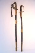 A large mahogany & brass-mounted spirit level, 28