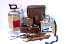 A late 19th/early 20th century leather-bound Brown’s Self-Interpreting Family Bible; together with