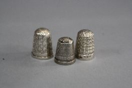 THREE CHARLES HORNER THIMBLES