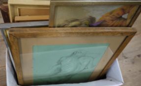 A collection of pastels by Shirley Stopford-Taylor mainly portraits