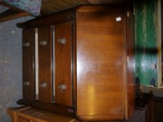 An oak bureau