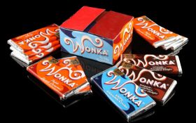 CHARLIE AND THE CHOCOLATE FACTORY (2005) - Packaged Wonka Bars A box of Wonka bars from the