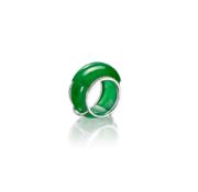 A Jadeite and Diamond 'Saddle' Ring Set, by DEJADE (2)