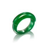 A Jadeite 'Saddle' Ring