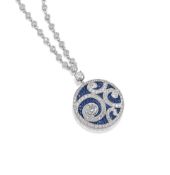 A Sapphire and 'Diamond On Diamond' Necklace, by Graff