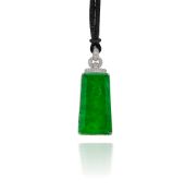 A Jadeite and Diamond Pendant