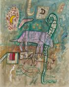 Alan Davie C.B.E., H.R.S.W., R.A. (British, 1920-2014) Homage to Homo Australis No.23