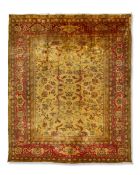 An unusual Indian carpet With North West Persian design 244cm x 196cm