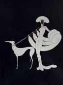 Erté (Romain de Tirtoff) 'Ebony and White', 1982